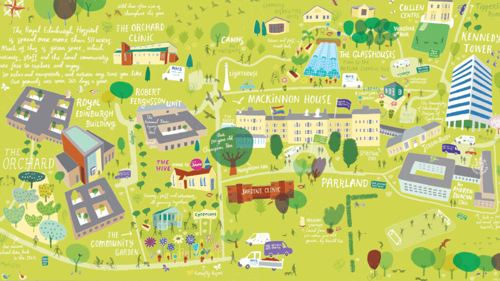 REH site map by Andy Archer