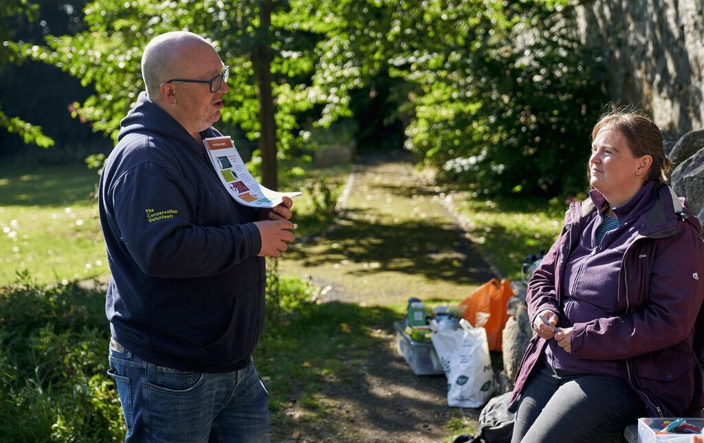 Paul Barclay running a session for our Wild Ways Well project