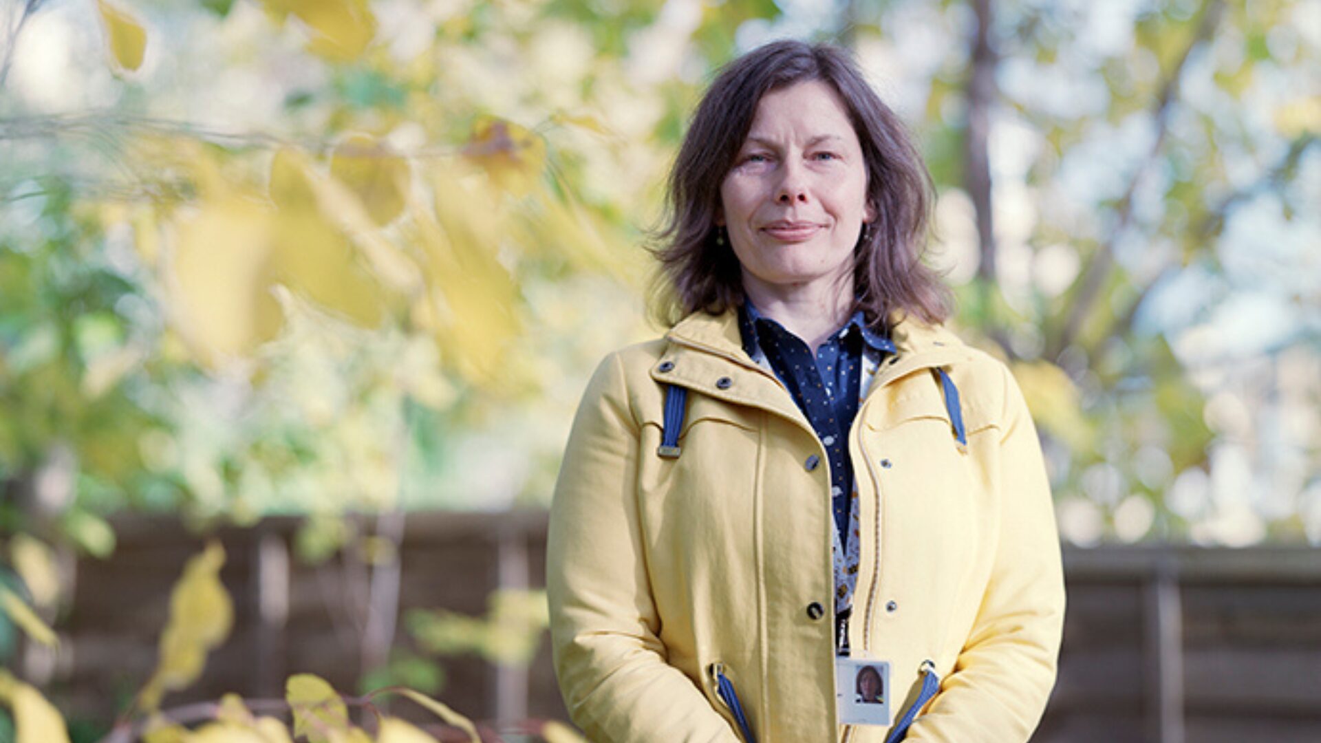 Portrait of Susan Wishart, NHS Lothian, in her haven