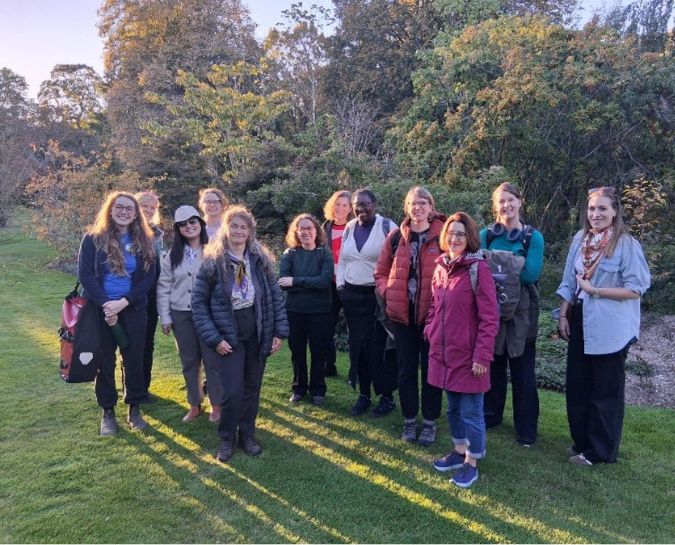 Group of NHS staff at the Botanics on their day off