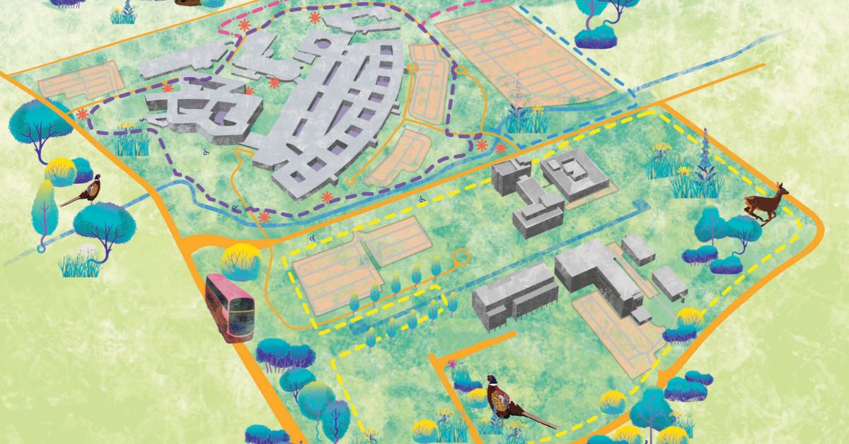 wellbeing walk RIE map